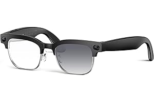 AI Smart Glasses with Camera and Bluetooth,8MP 4K HD Camera Glasses,Supports AI Voice Control/Photo/Video/Audio Recording,Smart Glasses with 133 Translations,IP67 Waterproof for Business &amp; Outdoor4.5 out of 5 stars 721 offer from $139.99