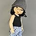 Dovewill Round Frame Eyeglasses FOR 1/6 Scale Blythe Dolls Charms Fashion Accessory Black