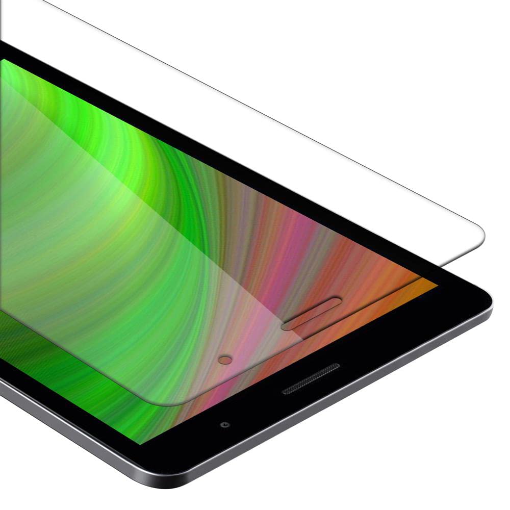 cadorabo Tempered Glass compatible with Huawei MediaPad T3 8 (8.0" Zoll) in HIGH TRANSPARENCY - Screen Protection 3D Touch compatible with 9H Hardness - Bulletproof Display Saver