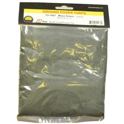 JTT Scenery Products Ground Cover Turf, Moss Green, Coarse