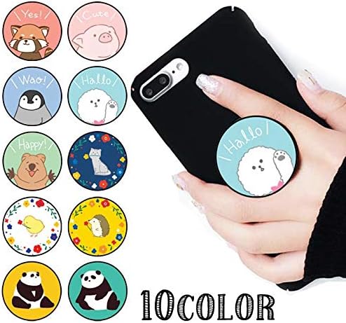 Amazon スマホグリップ ジョイグリップ グリップスタンド 絵文字 顔文字 なやむ Moshi Moshi ホールドリング