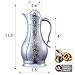 BonNoces 34 Ounce Coffee/Tea Thermal Carafe - Stainless Steel Double Walled Vacuum Insulated Heat & Cold Retention-Retro Romantic Presents Unique Housewarming & Holiday Gift