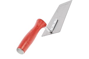 GAROZATION Tile Trowel with Non-Slip Plastic Handle and Sturdy Steel Blade for Shaping and Finishing