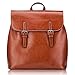 Women' s Genuine Leather Small Backpack School Bag Travelling Bag Made of Oiled Cow Leather With Vintage Design
