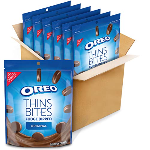 Oreo Thins Bites Fudge Dipped Cream, Original, 6 Count Pricepulse