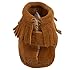 Minnetonka Back Flap Bootie (Toddler),Brown,4 M US Toddler