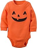 Carters Unisex Baby Halloween Pumpkin Bodysuit Orange