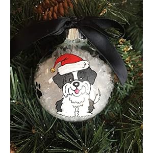 565pir Gepersonaliseerde kerstbal Shih Tzu hond kerstversiering kerstversiering