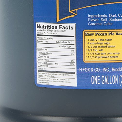 TableTop King 1 Gallon Dark Corn Syrup - 4/Case - Thumbnail 2
