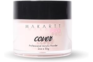 MakarttPro Acrylic Powder - 56g/2oz Acrylic Nail Cover Powder for Nail Extension, Perfect Acrylic Powder for Professional Private Nail Technicians - Color - Buttery Cream