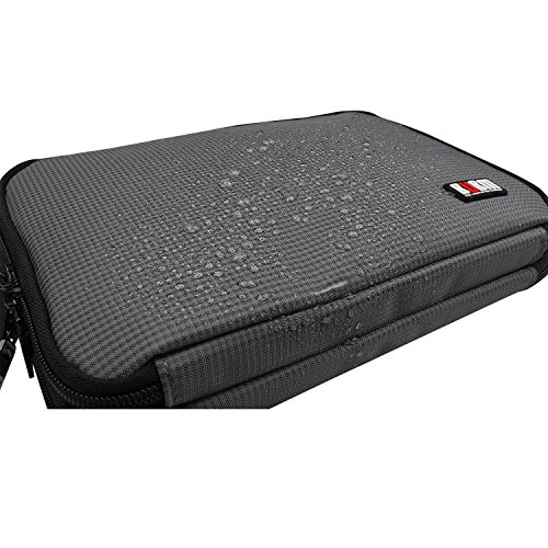 image for BUBM Double Layer Electronic Accessories Organizer, Travel Gear Bag fo