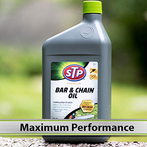 STP Premium Bar and Chain Oil, Tools and Chainsaw Oil Treatment Reduces