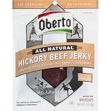 Oberto All Natural Hickory Beef Jerky, 3.25 Ounce Bag