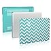 TOP CASE - 2 in 1 Signature Bundle Chevron Series Hard Case & Keyboard Cover Compatible Old Generation MacBook Pro 13