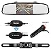 LeeKooLuu Wireless Backup Camera and Mirror Monitor Kit for Car/RV/MPV/Van 9V-24V Rear View Camera System IP68 Waterproof Reverse Camera Night Vision Guide Lines