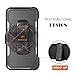 iPhone 6S Plus Case, Fogeek PC TPU Combo Protective Case Heavy Duty Protective for iPhone 6 Plus & iPhone 6S Plus w/ 360 Degree Rotary Belt Clip & Kickstand(Black/White)