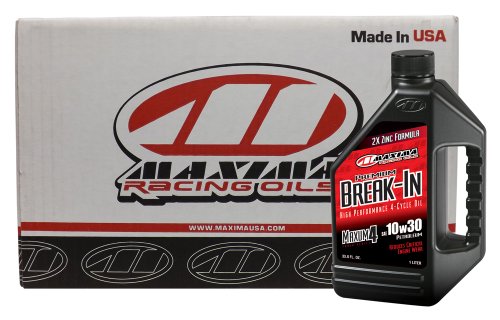 Maxima CS30-10901-12PK Premium Break-In 10W-30 Motorcycle Engine Oil - 1 Liter, (Case of 12)