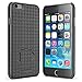 iPhone 6s Plus Case, i-Blason [Transformer] iPhone 6 Plus /6s Plus Case Slim Hard Shell Holster with Kickstand (Black)