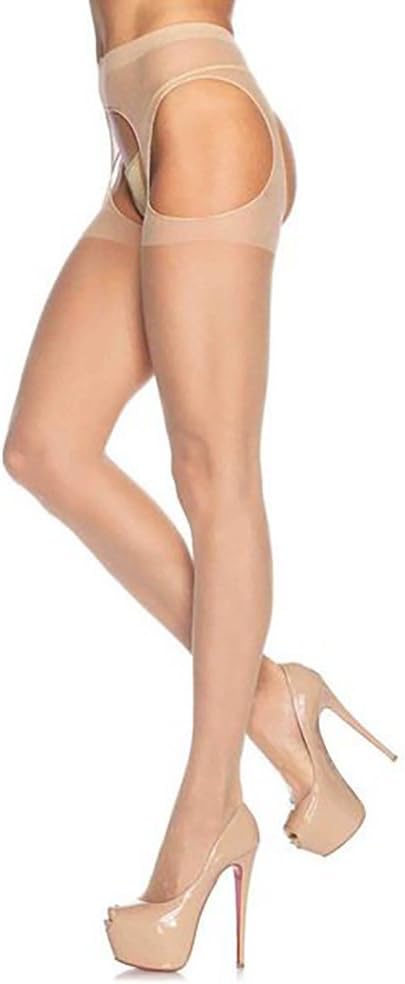 MOCK SUSPENDER STOCKINGS-TIGHTS- 20 DENIER -"STRIP PANTY"-TOP QUALITY