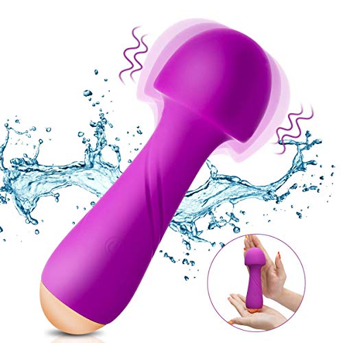 Mini Wand Massager,Hizek Powerful Cordless Portable Small Size Personal Handheld Massager,Deep Tissue Electric Massagers for Back Neck Shoulder Legs,Sports Recovery,Best for Travel - Thumbnail 7