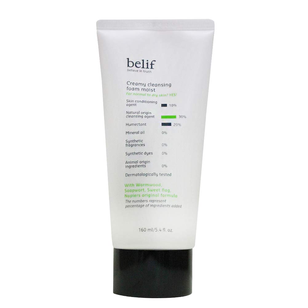 belif creamy cleansing foam moist