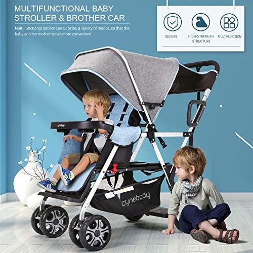 Double Stroller Convenience Urban Twin Carriage Stroller Tandem