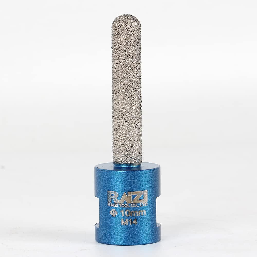 Raizi Diamond Finger Milling Bits For Enlarging Shaping Holes On Porcelain Tile Marble Granite Milling Tools 1 Pc (10mm（2）)