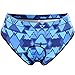 NOOYME Women Bike Underwear Gel 3D Padded Printed Design Bicycle Briefs Cycling Underwear Shorts