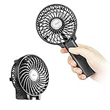Mini Handheld Fan, EasyAcc USB Desk Fan Small Personal Portable Stroller Table Fan with 2600mAh USB Rechargeable Battery Operated Cooling Folding Electric Fan 3-15 Working Hours for Travel Office Room