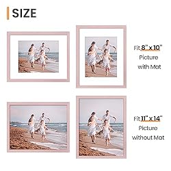 upsimples 11x14 Picture Frame Set of 5, Display