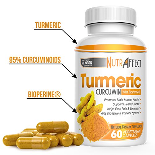 Turmeric Curcumin with Bioperine (Black Pepper Extract) Capsules Pure