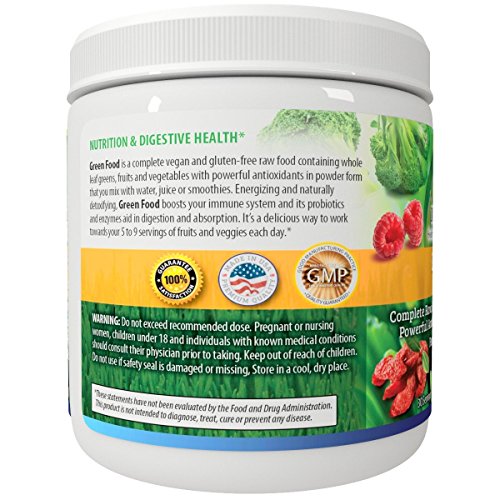 image for Naturo Sciences Raw Green Powder Superfood - 1g Natural Sugar Per Serv