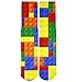 Mens Crazy Fun Cool 3D Print Colorful Athletic Novelty Crew Tube Socks,Le