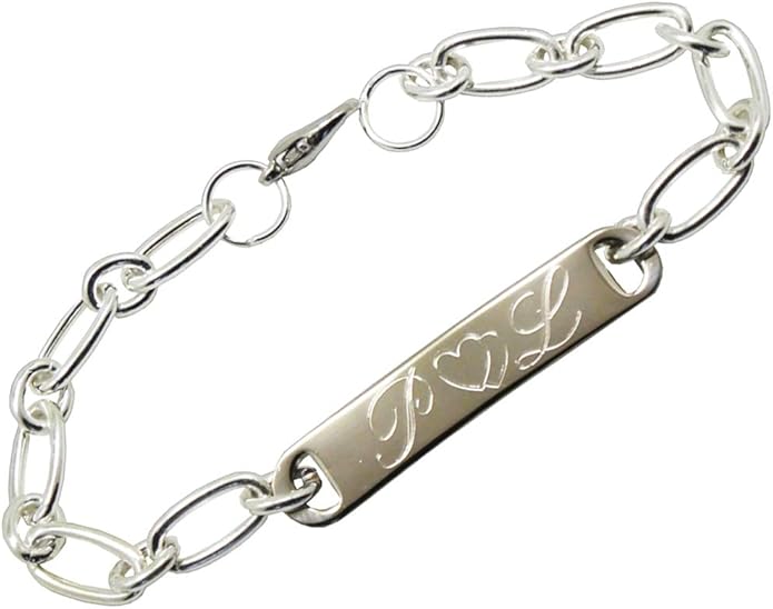 Gourmette homme personnalisé recto verso Clearance