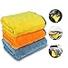 Auto Care 920GSM Super Thick Microfiber Car Cleaning Cloth Detailing Towel 15'' x 17.7'' (Mix-3PCS)
