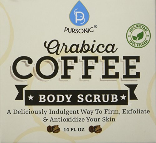 Pursonic 100% Natural Arabica Coffee Scrub, 14 Ounce