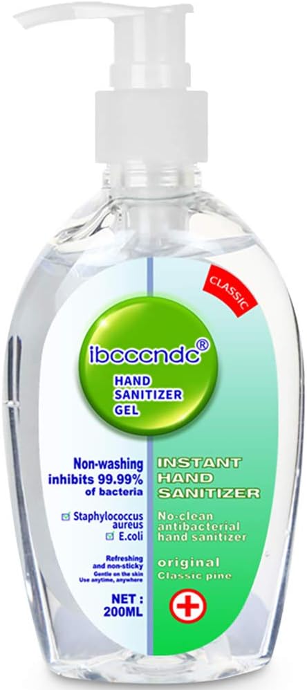 Instant Hand Cleaning Gel Kill 99.9%, Advanced Hand Cleaner with 75% ALCO, 抗菌杀毒 免洗洗手液 75% 酒精 消毒便携式凝胶 医用抗菌抑菌手部清洁 速干消毒洗手液 (200 ML)