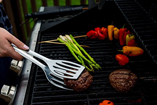 Westmark Germany 2-in-1 Detachable Double Spatula and Tongs (Silver)