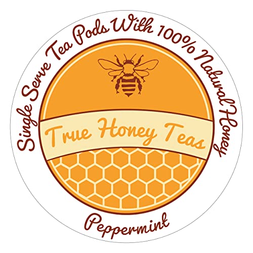 True Honey Peppermint Tea K Cups Honey Crystals Blended In Every Tea
