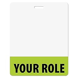 Personalized Print Badge Buddy - in Lime Green