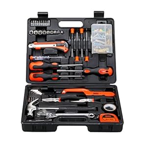 BLACK+DECKER BMT126C Hand Tool Kit (126-Piece) for Home DIY and Professional use