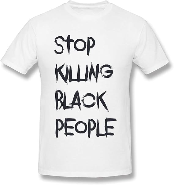 Amazon.com: BCOSOBK Stop Killing Black People Shirt, Anti Police Brutality Man's T-Shirt: Clothing