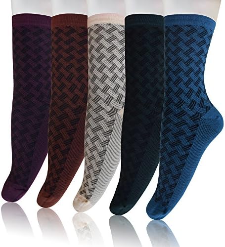 Tod Eagle, 5 Pairs of Men's Comfortable Crew Socks