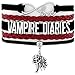 Infinity Love Vampire Diaries Bracelet with Bite Me Charm