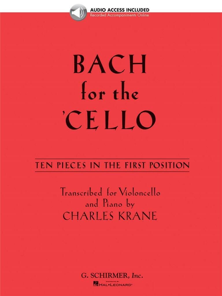 J.S. Bach: Bach for the Cello - 10 Easy Pieces in 1st Position