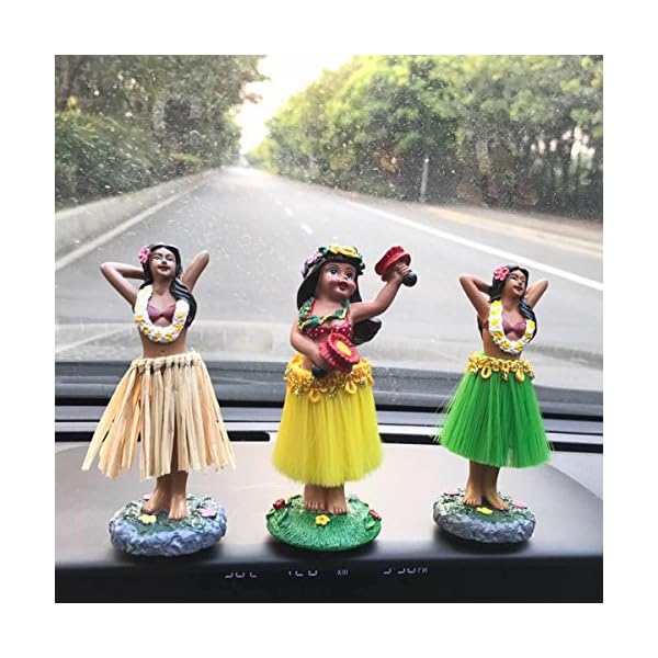 hula girl dashboard bobble