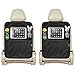 HIPPIH Seat Back Protector, 2 Pack Waterproof Kick Mats, Back Seat Protector with Tablet Holder
