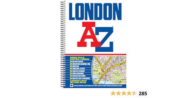 London Street Atlas Az Spiral Geographers A Z Map Company Geographers A Z Map Company Geographers A Z Map Company Amazon Com Books
