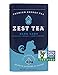 Energy Tea Sampler Pack - High Caffeine Apple Cinnamon, Citrus Hibiscus, Earl Grey Black Teas, Pomegranate Mojito Green Tea - 150 Mg of Caffeine Per Bag (60 Tea Sachets)