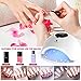 MiroPure UV LED Nail Lamp 48W Nail Dryer Gel Polish Light with 4 Timer , 33 Durable LED Light for Fingernail & Toenail Gel Based Polishes Nail Polish Curing Lamp for Home and Salon